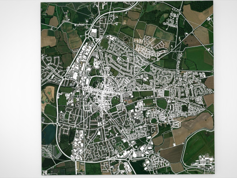 Cityscape Chichester Great Britain 3D Модель