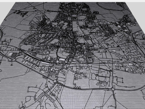 Cityscape Chichester Great Britain 3D Model