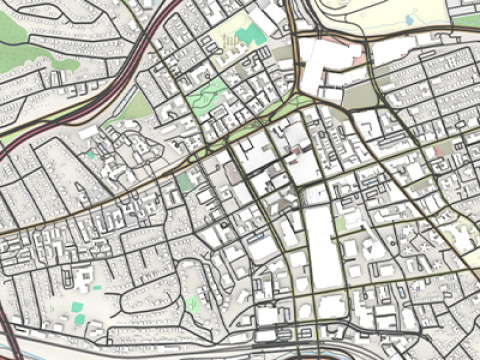 Cityscape White Plains New York State United States 3D Модель
