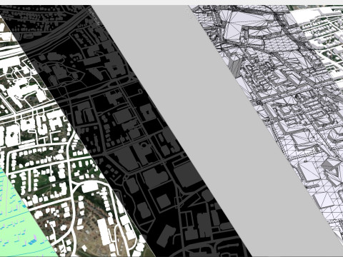 Cityscape White Plains New York State United States 3D Модель