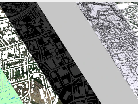Cityscape White Plains New York State United States 3D Model