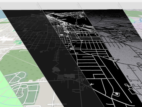 Cityscape Lorain County Ohio United States Model 3D
