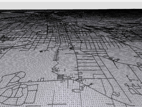 Cityscape Lorain County Ohio United States Model 3D