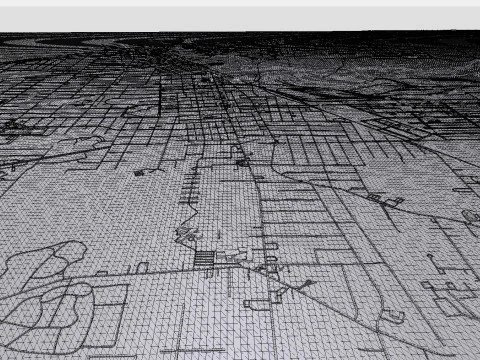 Cityscape Lorain County Ohio United States 3D Model