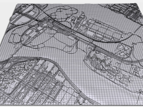 Randalls Island New York City Modelo 3D