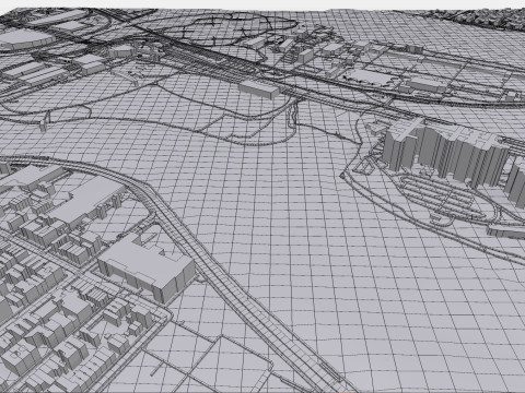 Randalls Island New York City Modelo 3D