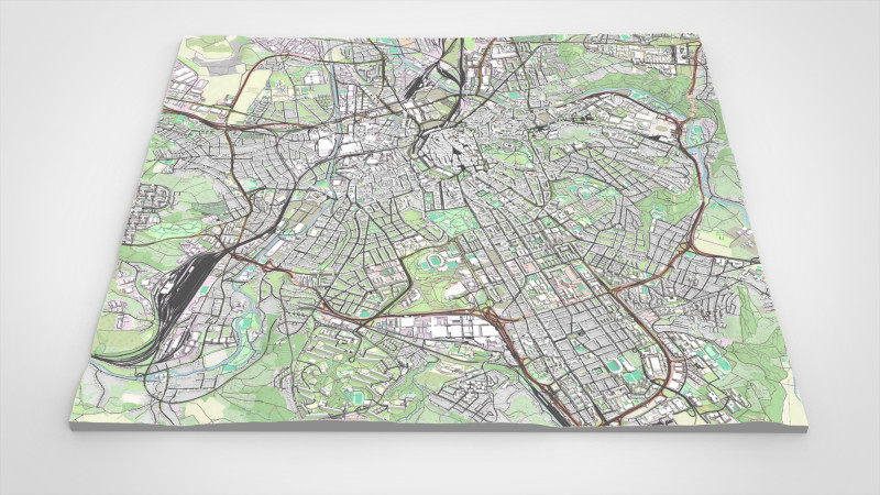 Cityscape Brno Czech Republic Modello 3D .c4d .max .obj .3ds .fbx .stl .blend