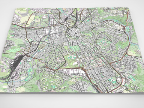 Cityscape Brno Czech Republic Modelo 3D