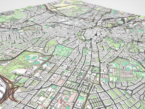 Cityscape Brno Czech Republic Modello 3D