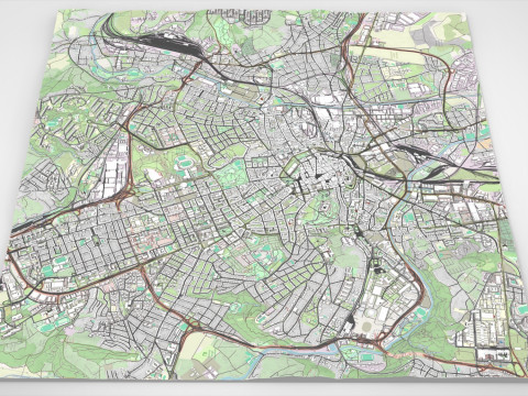 Cityscape Brno Czech Republic Modello 3D