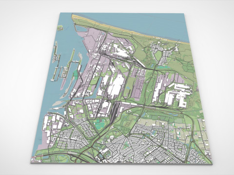 Tata Steel Velzen-Noord Netherlands 3D मॉडल