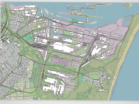 Tata Steel Velzen-Noord Netherlands 3D मॉडल