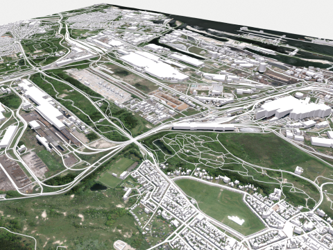 Tata Steel Velzen-Noord Netherlands 3D मॉडल