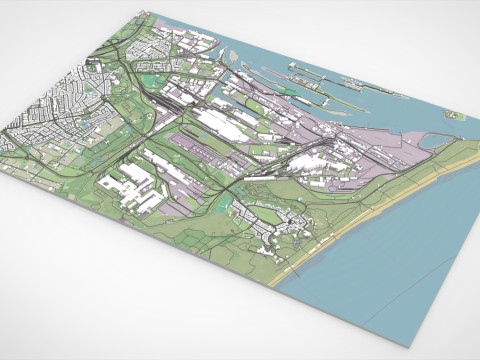 Tata Steel Velzen-Noord Netherlands 3D मॉडल