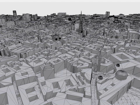 Paisagem urbana de Viena &Aacute;ustria Modelo 3D