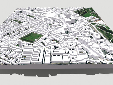 Cityscape London England fragment city 3D Модель