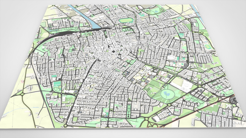 Cityscape Ravenna Italy Modelo 3D .c4d .max .obj .3ds .fbx .stl .blend
