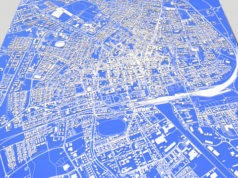 Cityscape Ravenna Italy Modelo 3D