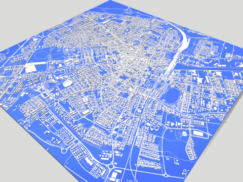 Cityscape Ravenna Italy Modelo 3D