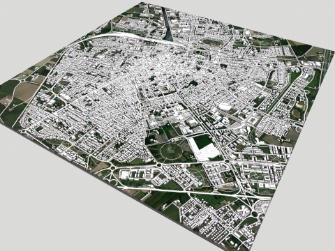 Cityscape Ravenna Italy Modelo 3D