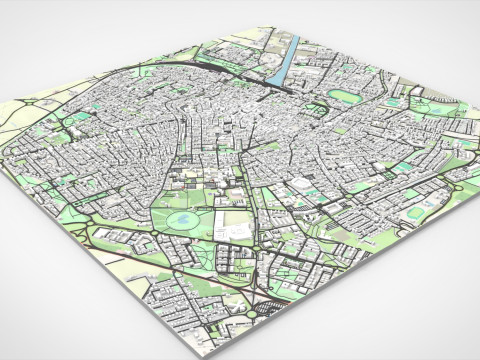 Cityscape Ravenna Italy Modelo 3D