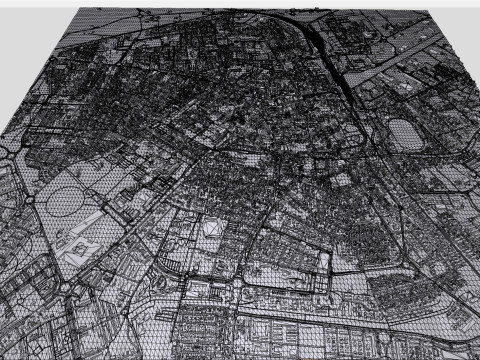 Cityscape Ravenna Italy Modelo 3D