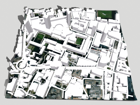 Cityscape London England fragment city 3D Модель
