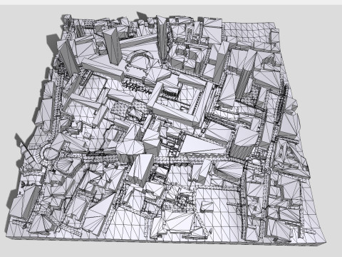 Cityscape London England fragment city 3D Модель