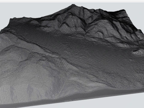 Lake Wolfgangsee Austria 3D Model