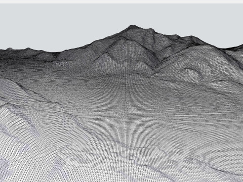 Lake Wolfgangsee Austria 3Dモデル