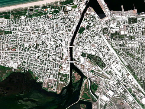 Paisagem urbana de Tampere, Finl&acirc;ndia Modelo 3D