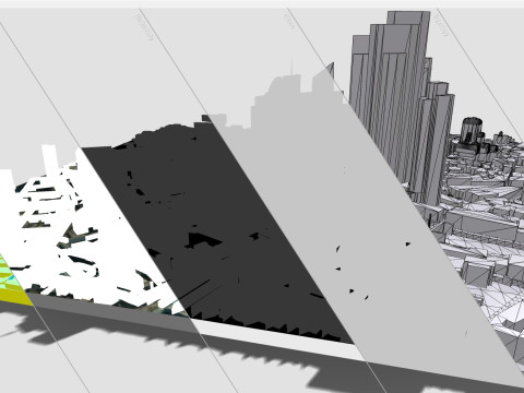 Cityscape London Great Britain fragment city Modelo 3D
