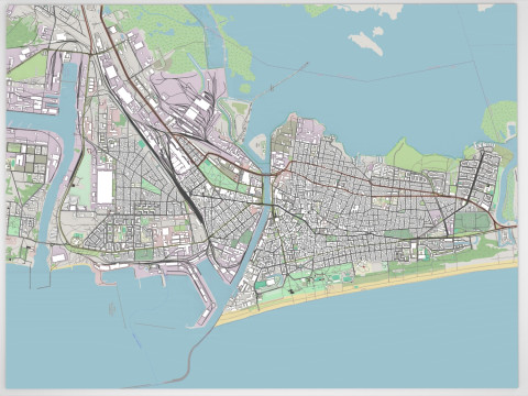 Cityscape Liepaja Latvia 3D Model