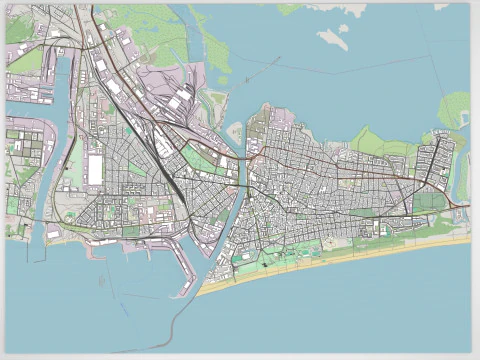 Cityscape Liepaja Latvia 3D Model