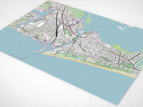 Cityscape Liepaja Latvia 3D Model