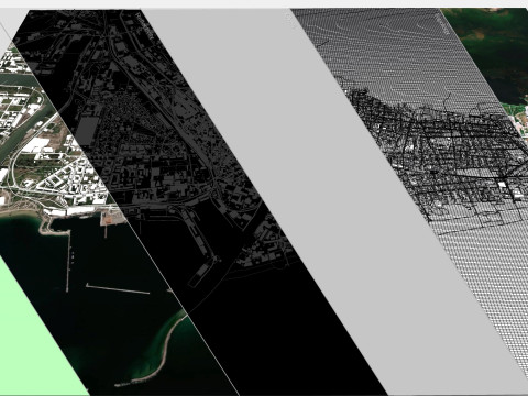 Cityscape Liepaja Latvia 3D Model