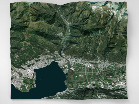 Cityscape Verzasca Switzerland 3Dモデル