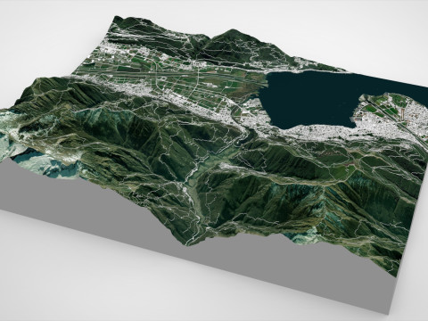 Cityscape Verzasca Switzerland 3Dモデル