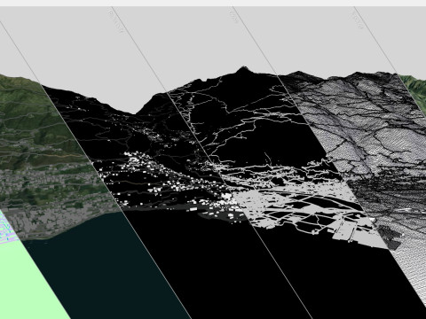 Cityscape Verzasca Switzerland 3Dモデル