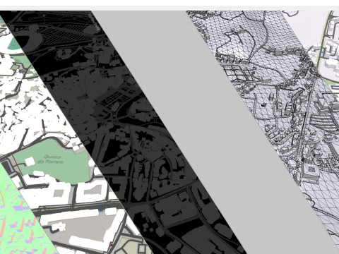 Cityscape Leiria Portugal 3D-Modell