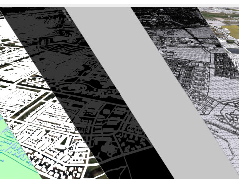 Cityscape Den Helder Netherlands 3D Model
