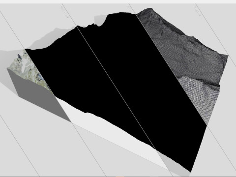 The Goscheneralpsee reservoir Switzerland 3D Model