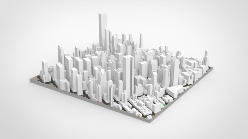 Midtown Manhattan New York United States Model 3D .c4d .max .obj .3ds .fbx .stl .blend
