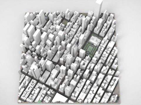 Midtown Manhattan New York United States Model 3D