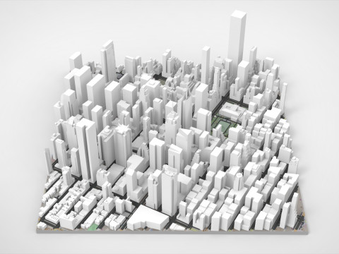 Midtown Manhattan New York United States Model 3D