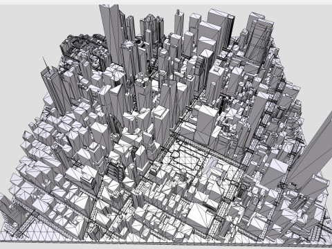 Midtown Manhattan New York United States Model 3D