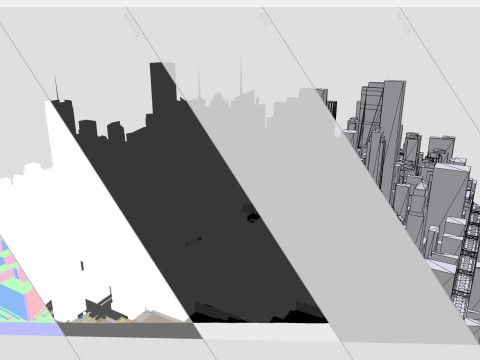 Midtown Manhattan New York United States Model 3D