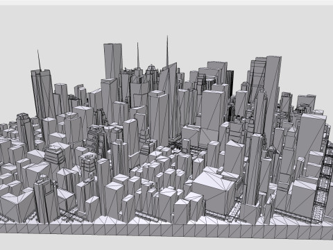 Midtown Manhattan New York United States Model 3D