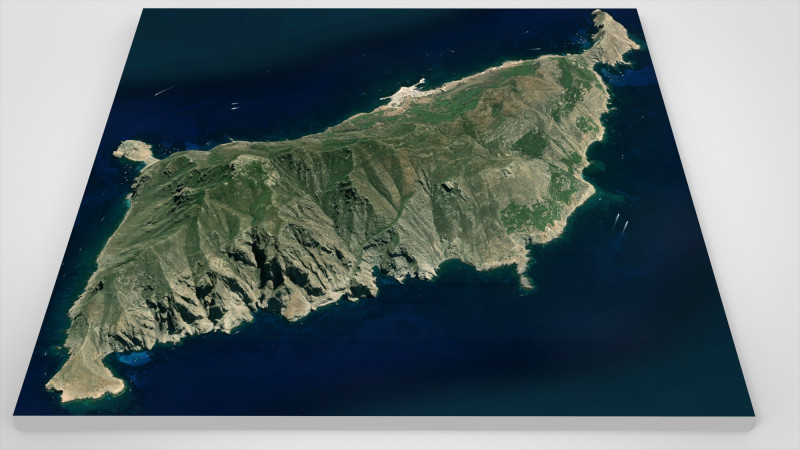Island Marettimo Sicily 3D-Modell .c4d .max .obj .3ds .fbx .stl .blend