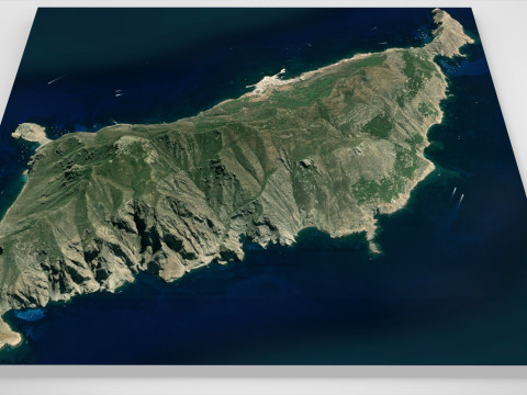 Island Marettimo Sicily 3D Модель